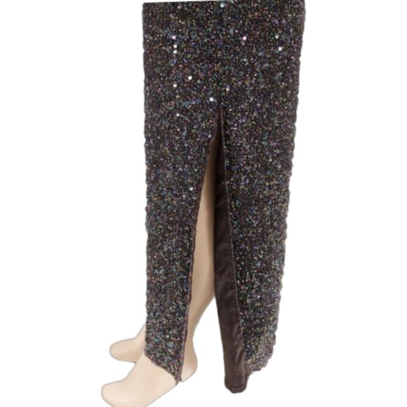 SCALA MULTICOLOR SEQUIN GOWN - Picture 7 of 7